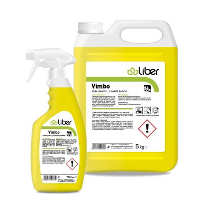 VIMBO sgrassante igienizzante lucidante acciaio ml. 750 LIBER
