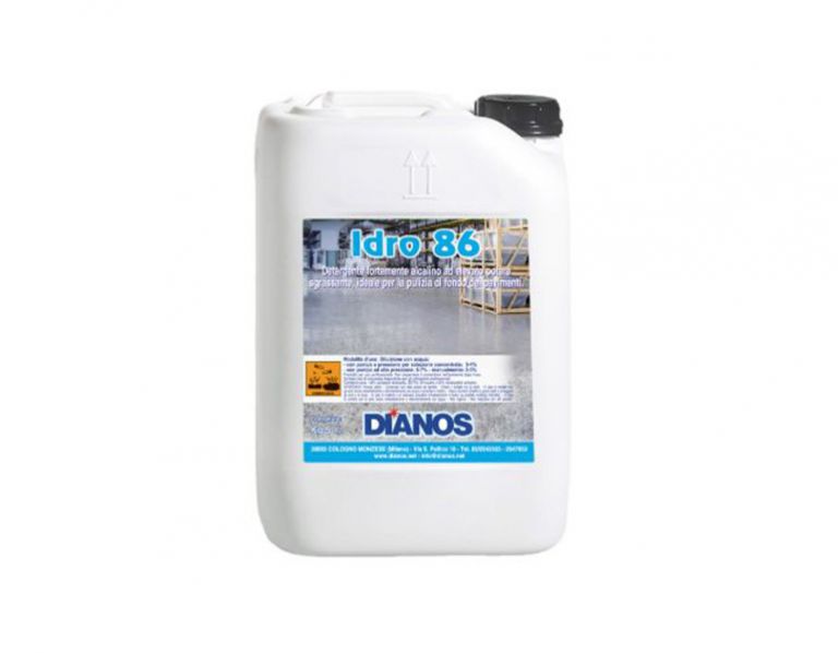 IDRO 86 sgrassante alcalino pavimenti non profumato kg 12