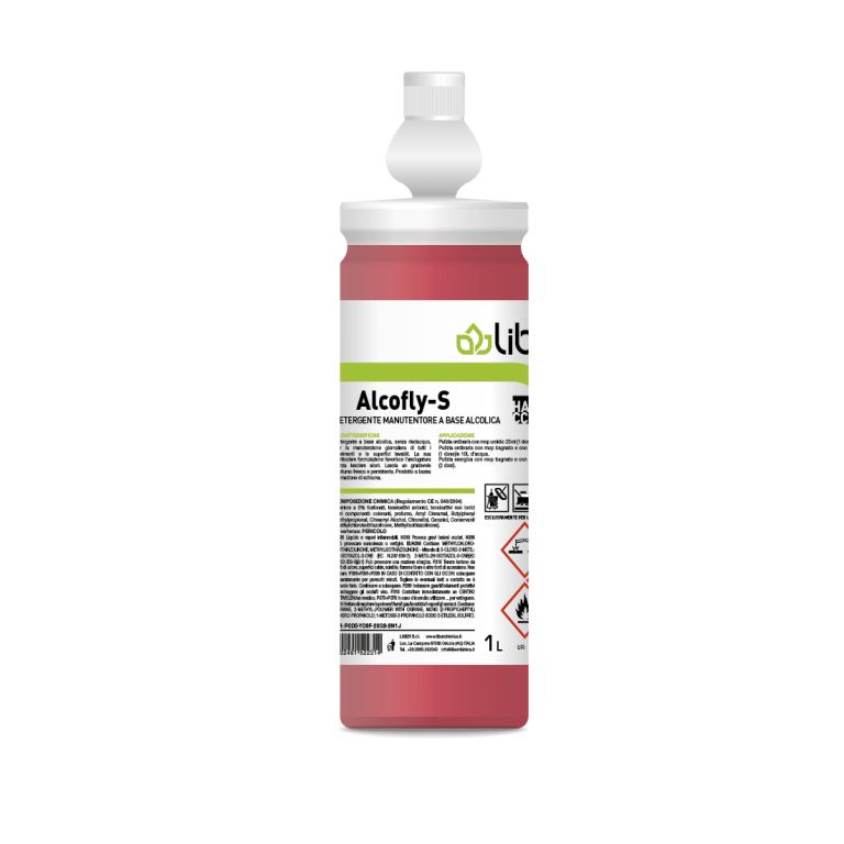 ALCOFLY -S detergente pavimenti a base alcolica aroma floreale L 1